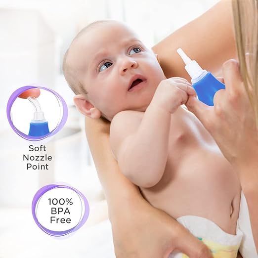 Mee Mee Baby Nose Cleaner (with Easy Grip - Single Pack, Blue)