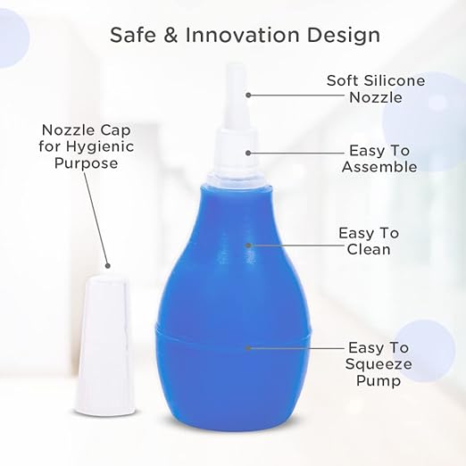 Mee Mee Baby Nose Cleaner (with Easy Grip - Single Pack, Blue)