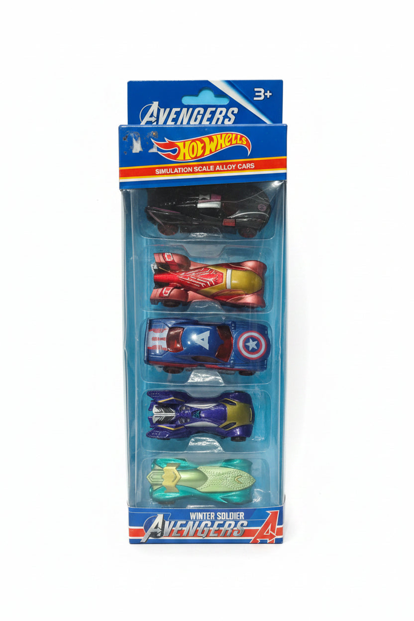 Avengers Theme Alloy Toy Cars Set