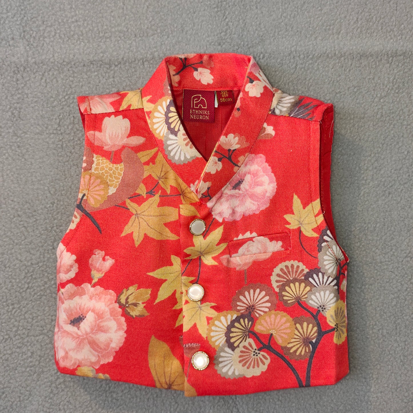 Festive Floral Kurta Set for Boys | Traditional Wear | 6 months - 9 months