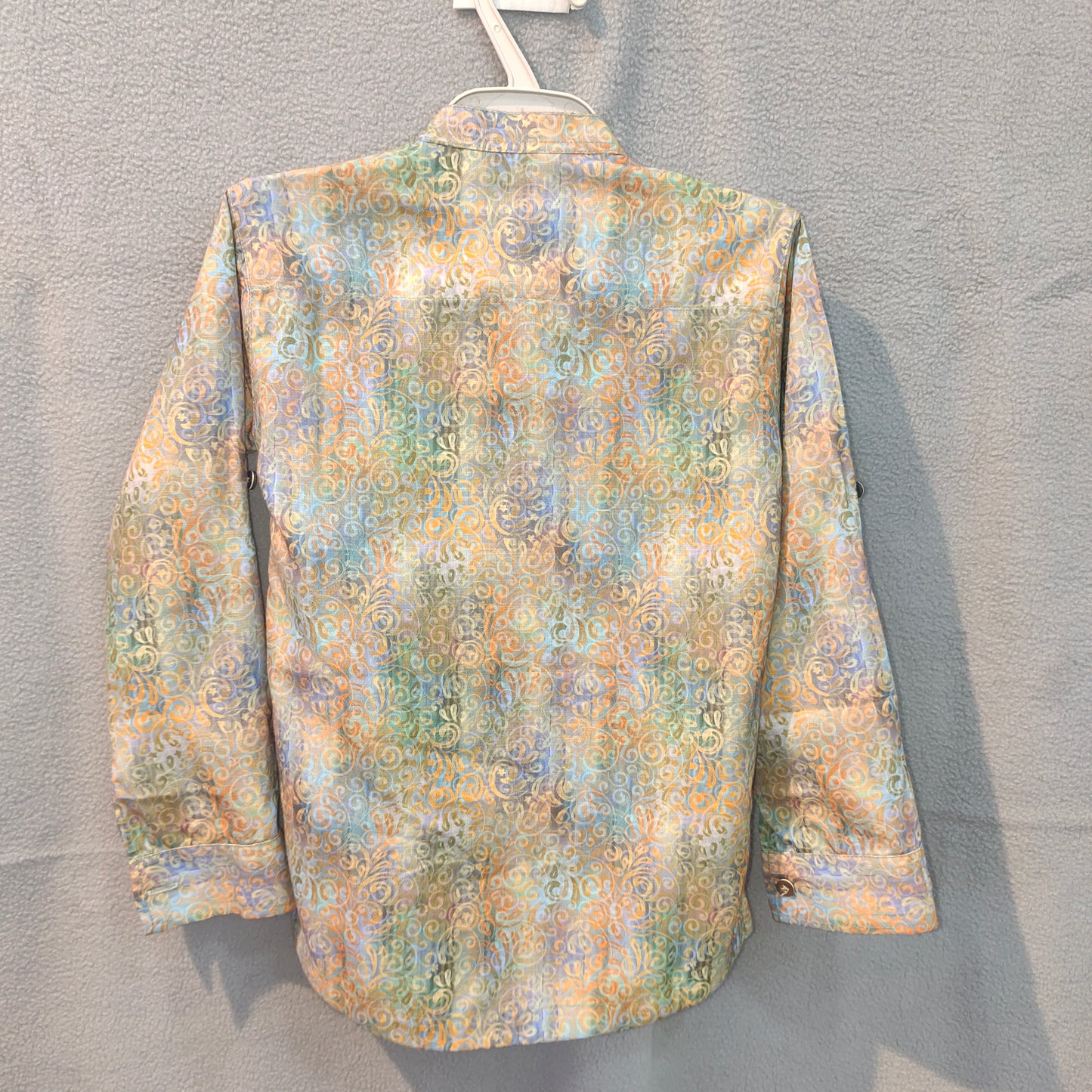 Pastel Swirl Print Boys’ Designer Kurta | 2 Yr