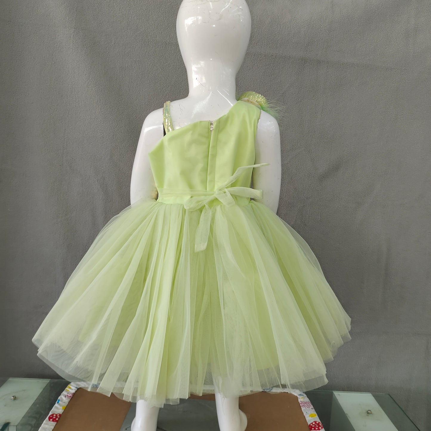 Light pastel green party frock | 1 Yr - 2 Yr - 3 Yr