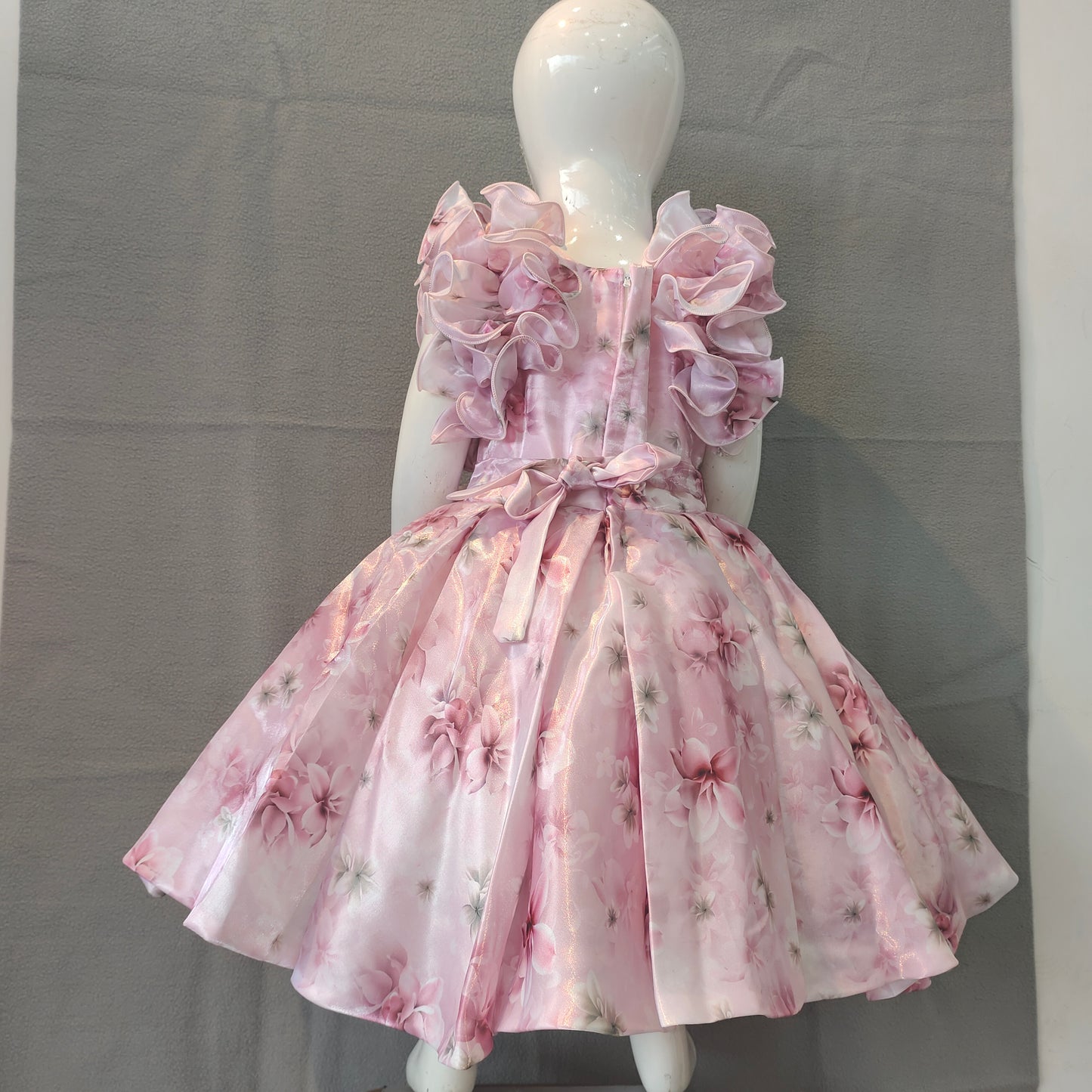 Gorgeous floral pink frock | Girl party wear frock | 3 Yr -4 Yr