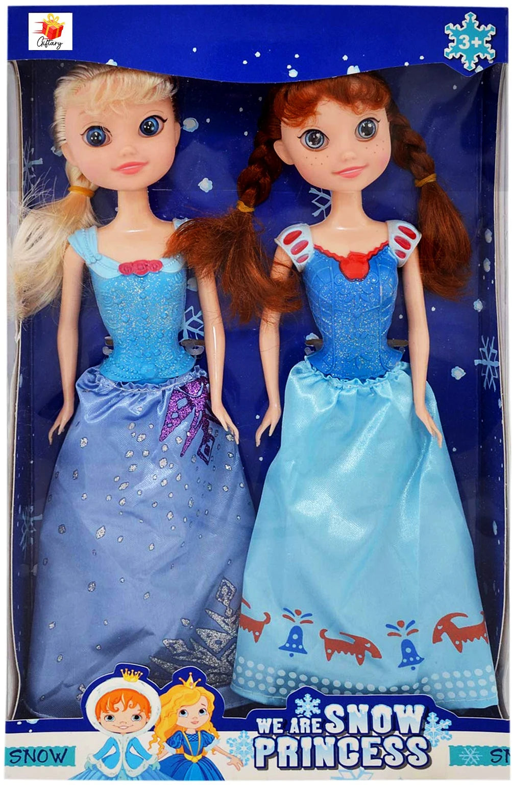 Snow Princess Doll Set for Girls – Fashion Princess Dress-Up Toy