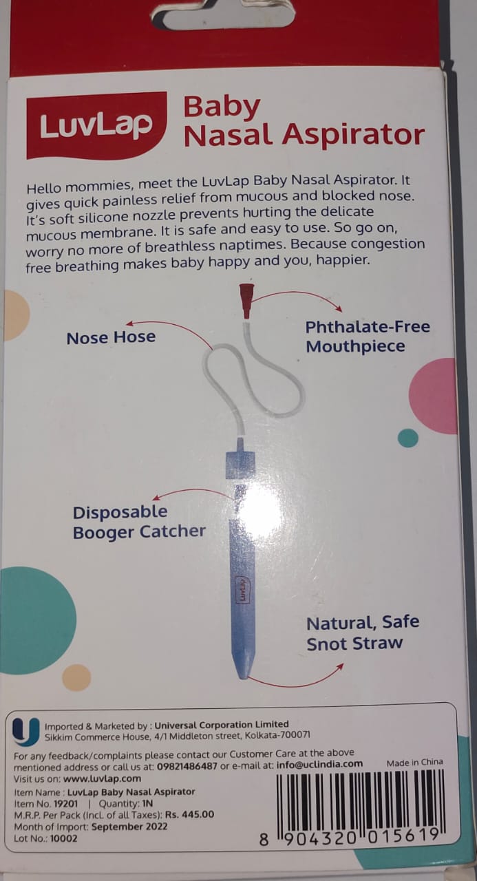 LuvLap Nasal Aspirator