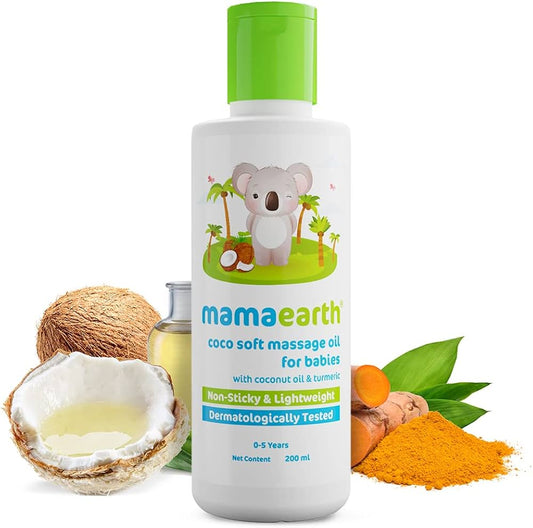 Mamaearth - Coco soft massage oil for babies