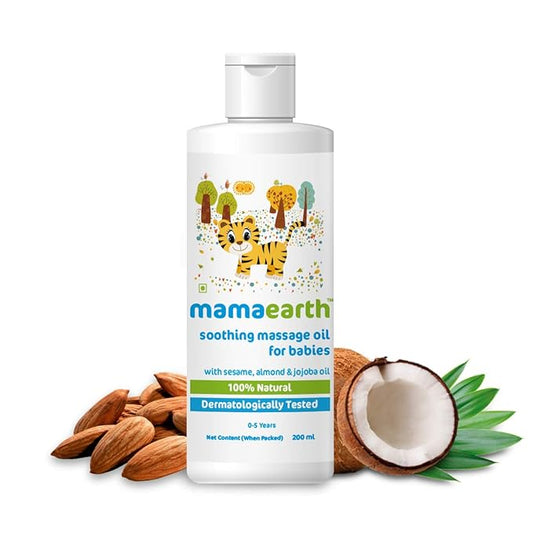 Mamaearth - Soothing massage oil for babies