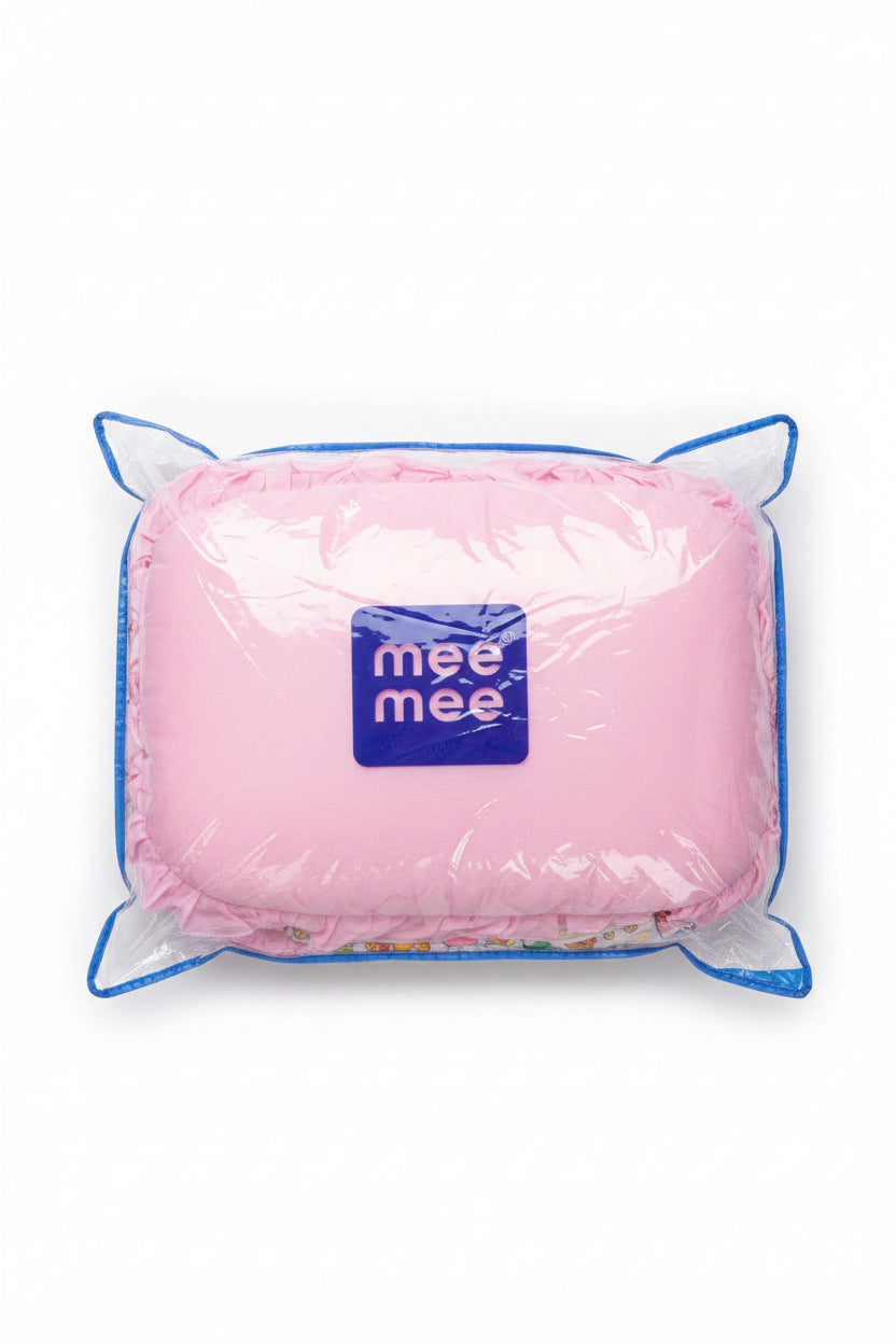 Mee Mee Cushioned Baby Mattress Set & Travel Bed with Mosquito Net & Pillow