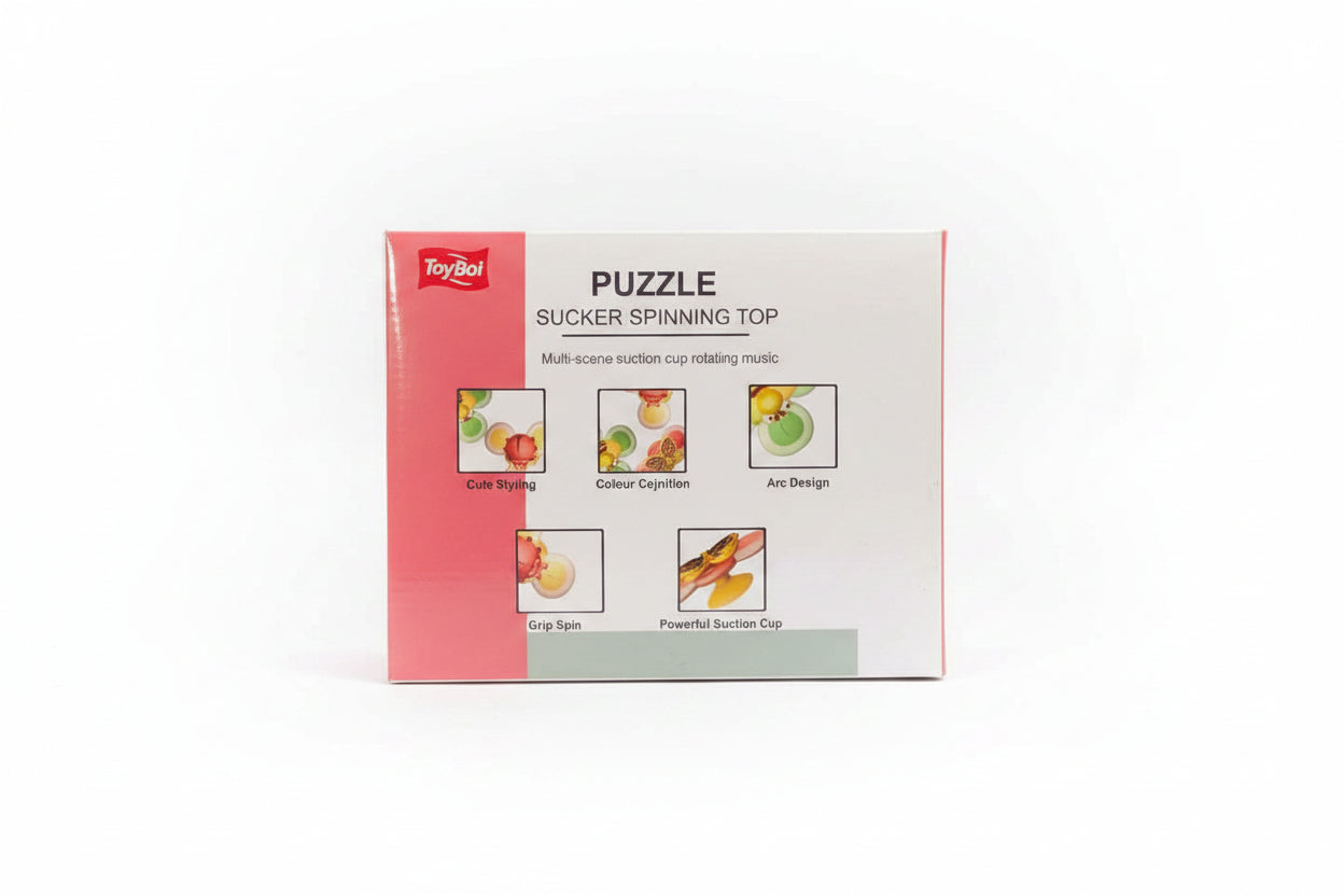 Puzzle Sucker Spinning Top Toy for Kids