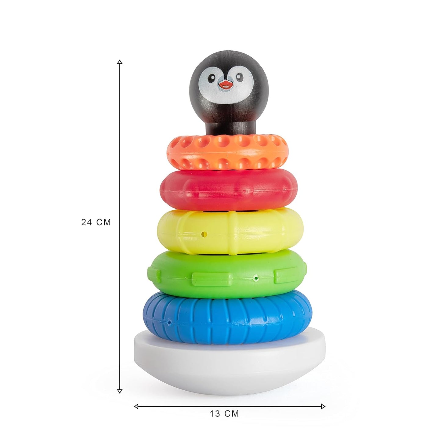 Colorful Stacking Ring Toy for Babies & Toddlers – Educational Learning Toy
