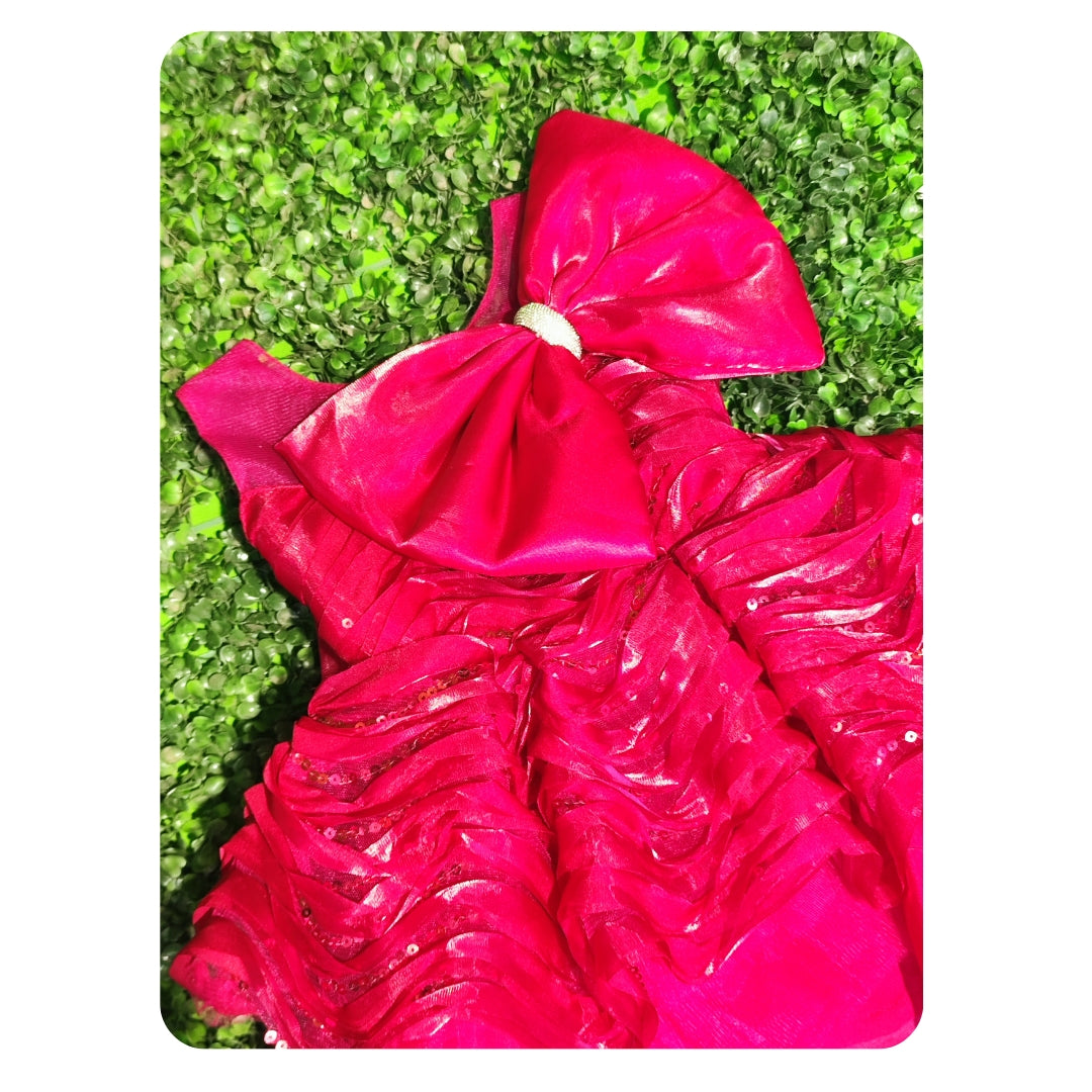 Magenta  Color Designer TailCut FROCK