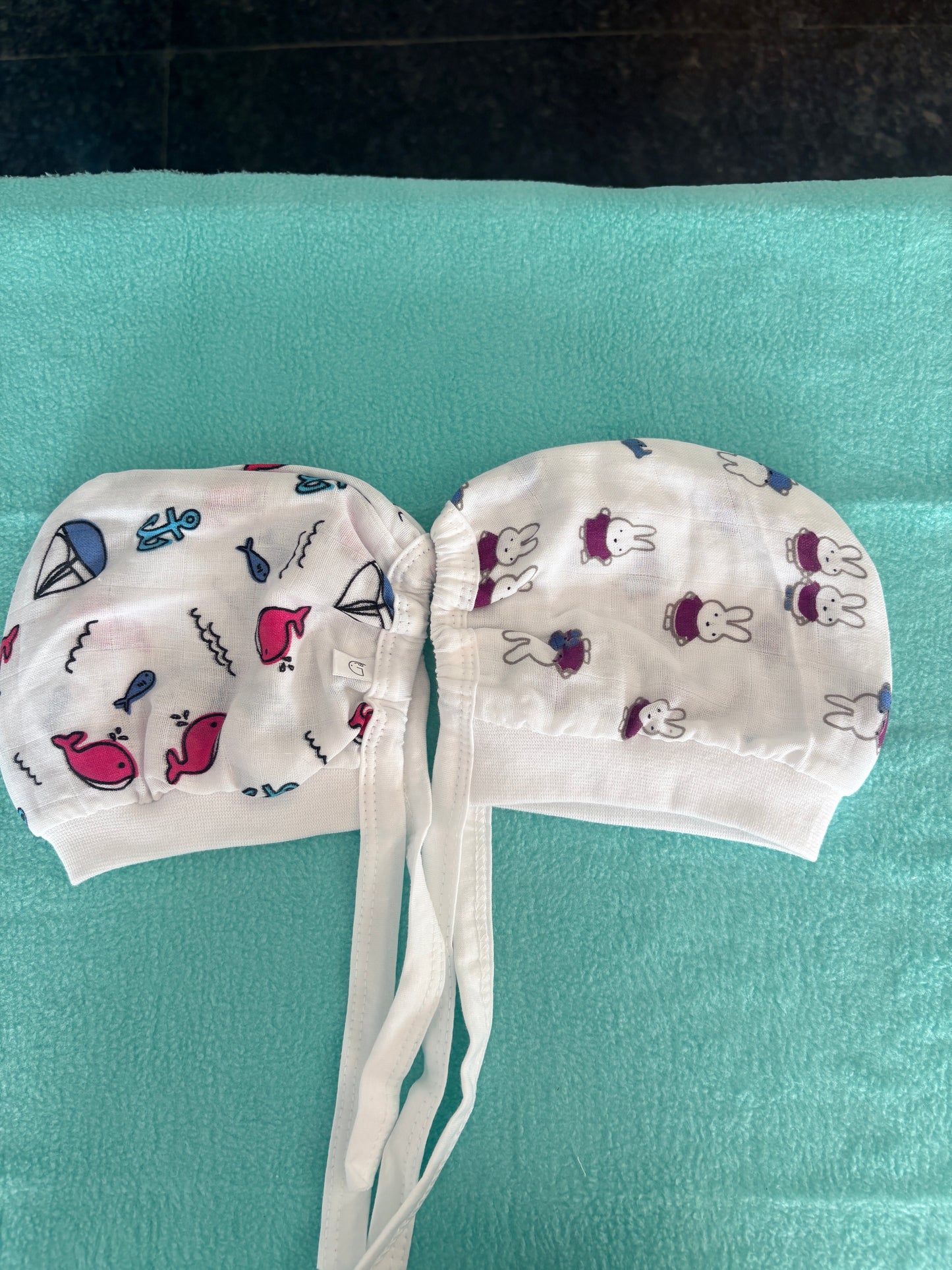 Muslin Tying Cap pk2