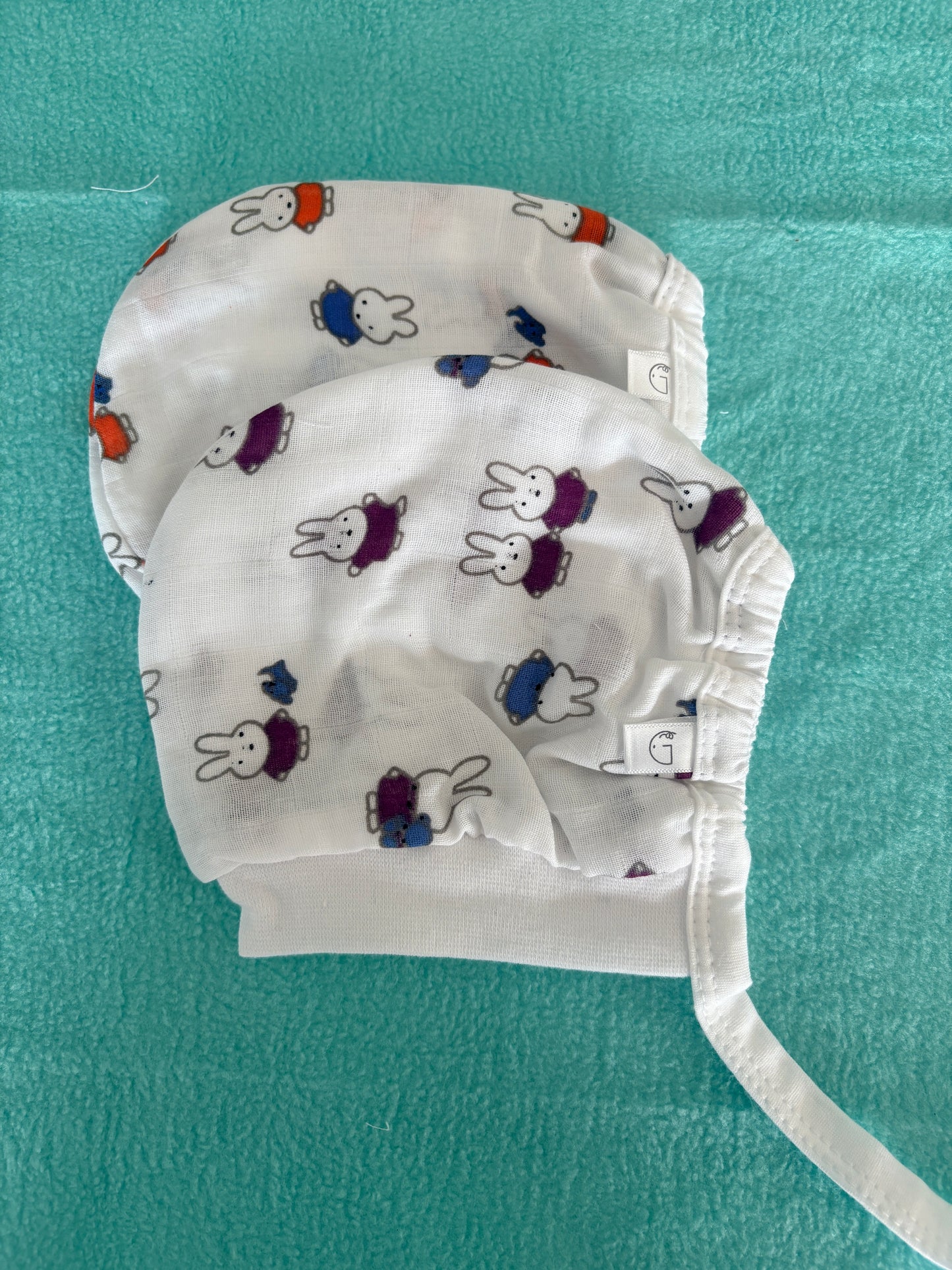 Muslin Tying Cap pk2