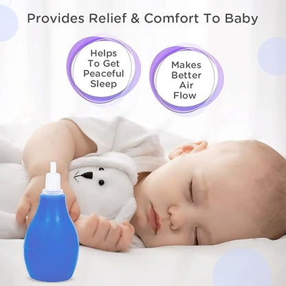 Mee Mee Baby Nose Cleaner (with Easy Grip - Single Pack, Blue)