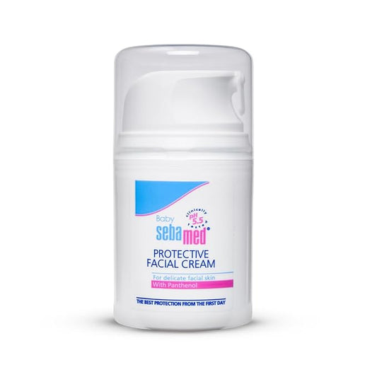 Sebamed Baby Protective Facial Cream| pH 5.5| Baby Face Cream| Vitamin E for Soft Skin| Ideal for salivary rashes| 50ml
