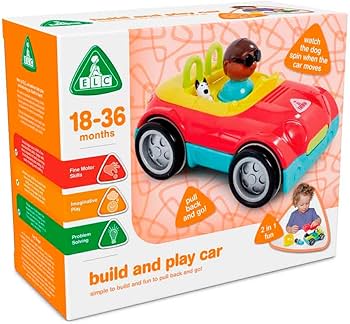 Build & Play Pull Back Car Toy for Kids