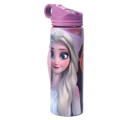 Striders Frozen Elsa & Anna 700ml Sipper Bottle Leak-Proof, Durable Water Bottle for Kids