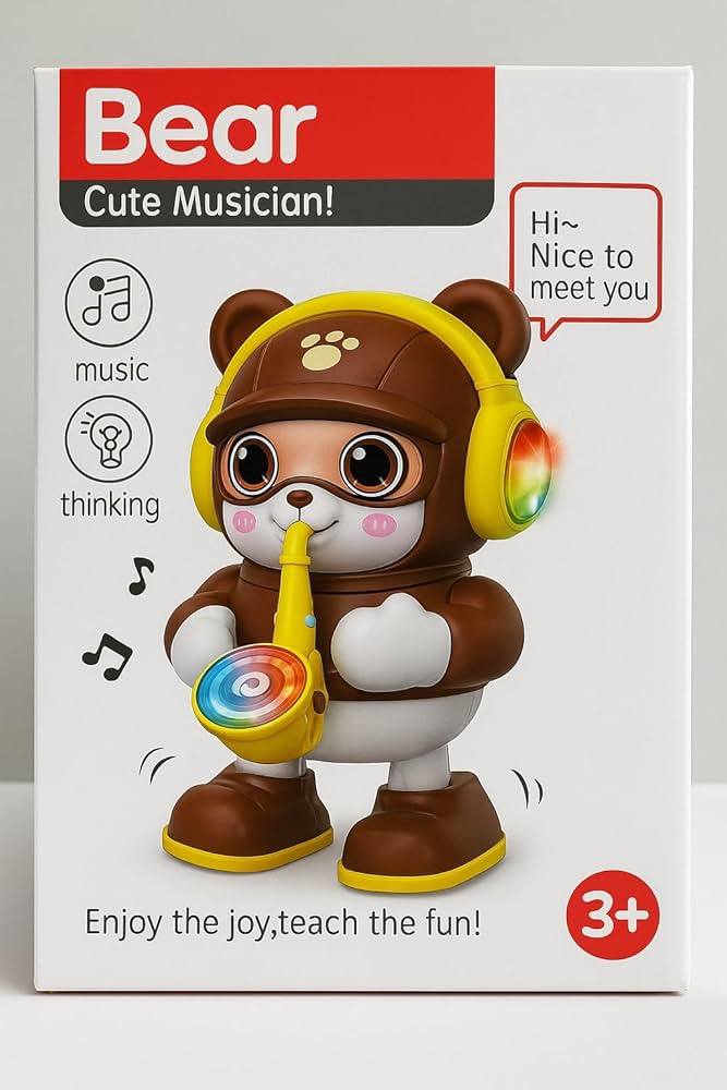 Saxophone Bear toy