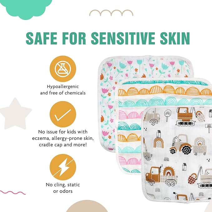 Mee Mee Musline napkin pack of 03