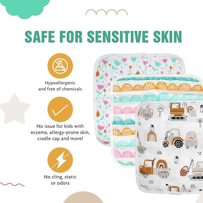 Mee Mee Musline napkin pack of 03