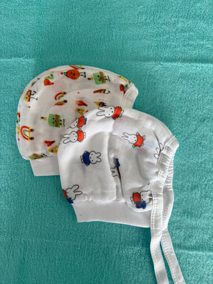 Muslin Tying Cap pk2