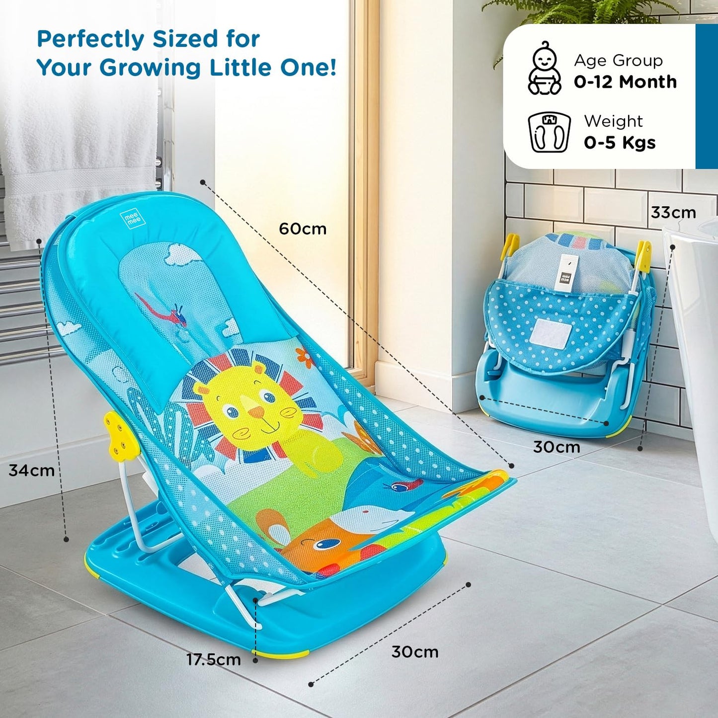 Mee Mee Anti-Skid Spacious Baby Bather