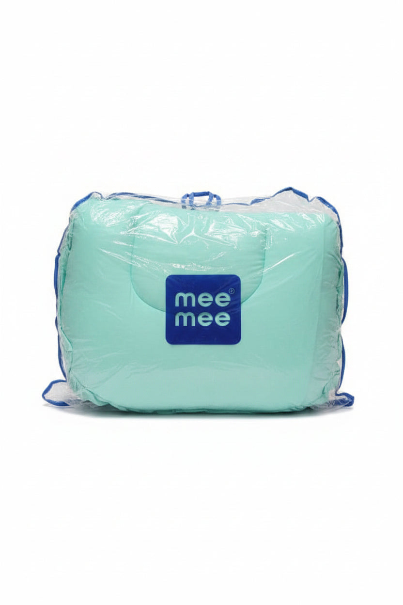 Mee Mee Cushioned Baby Mattress Set & Travel Bed with Mosquito Net & Pillow