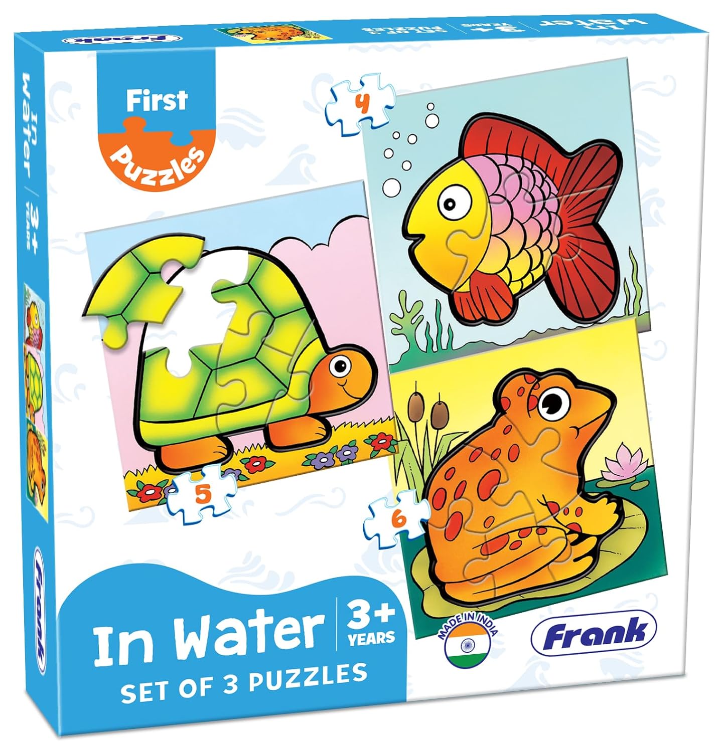 Frank In Water First Puzzle Set for Kids – Set of 3