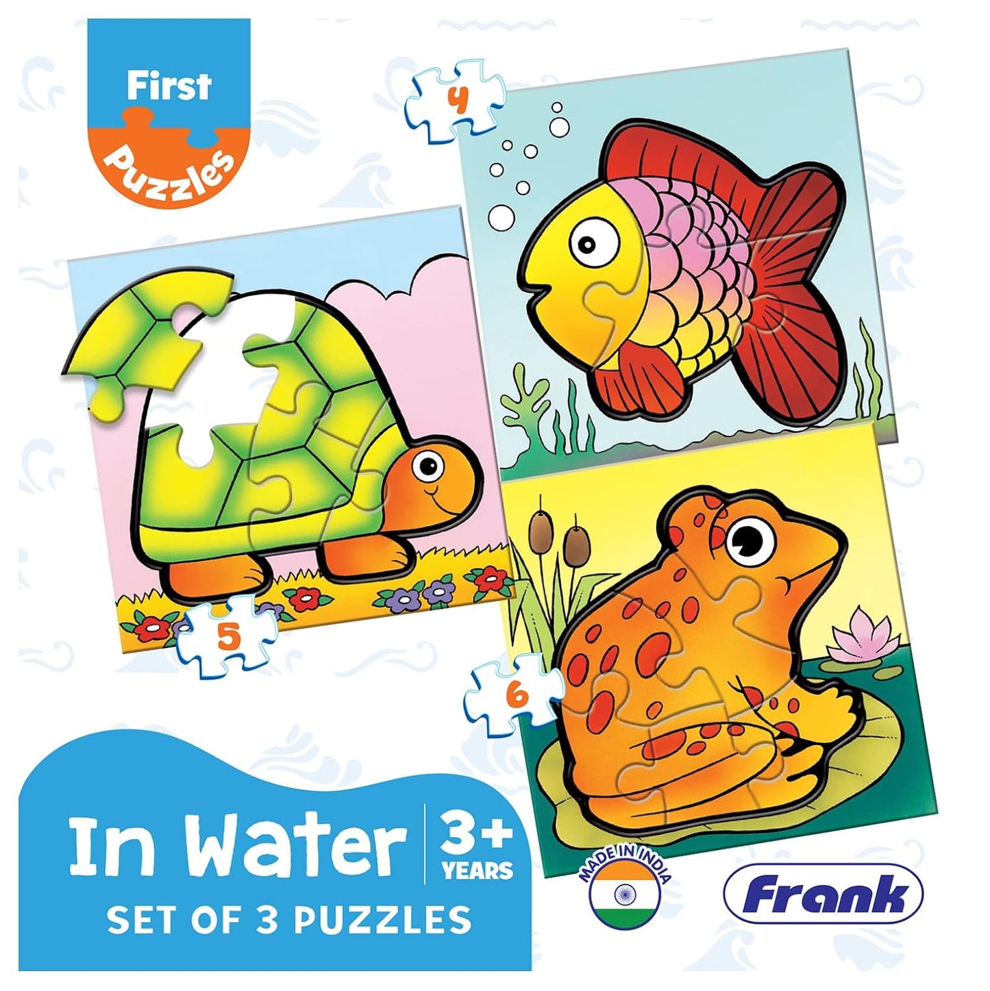 Frank In Water First Puzzle Set for Kids – Set of 3