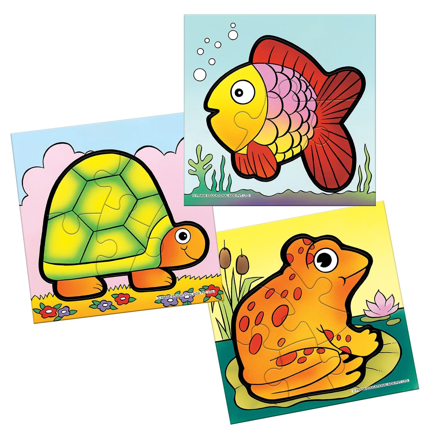 Frank In Water First Puzzle Set for Kids – Set of 3