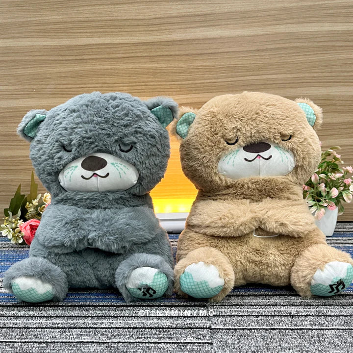 Breathing Bear Plush Toy – Soothing Musical Teddy for Kids