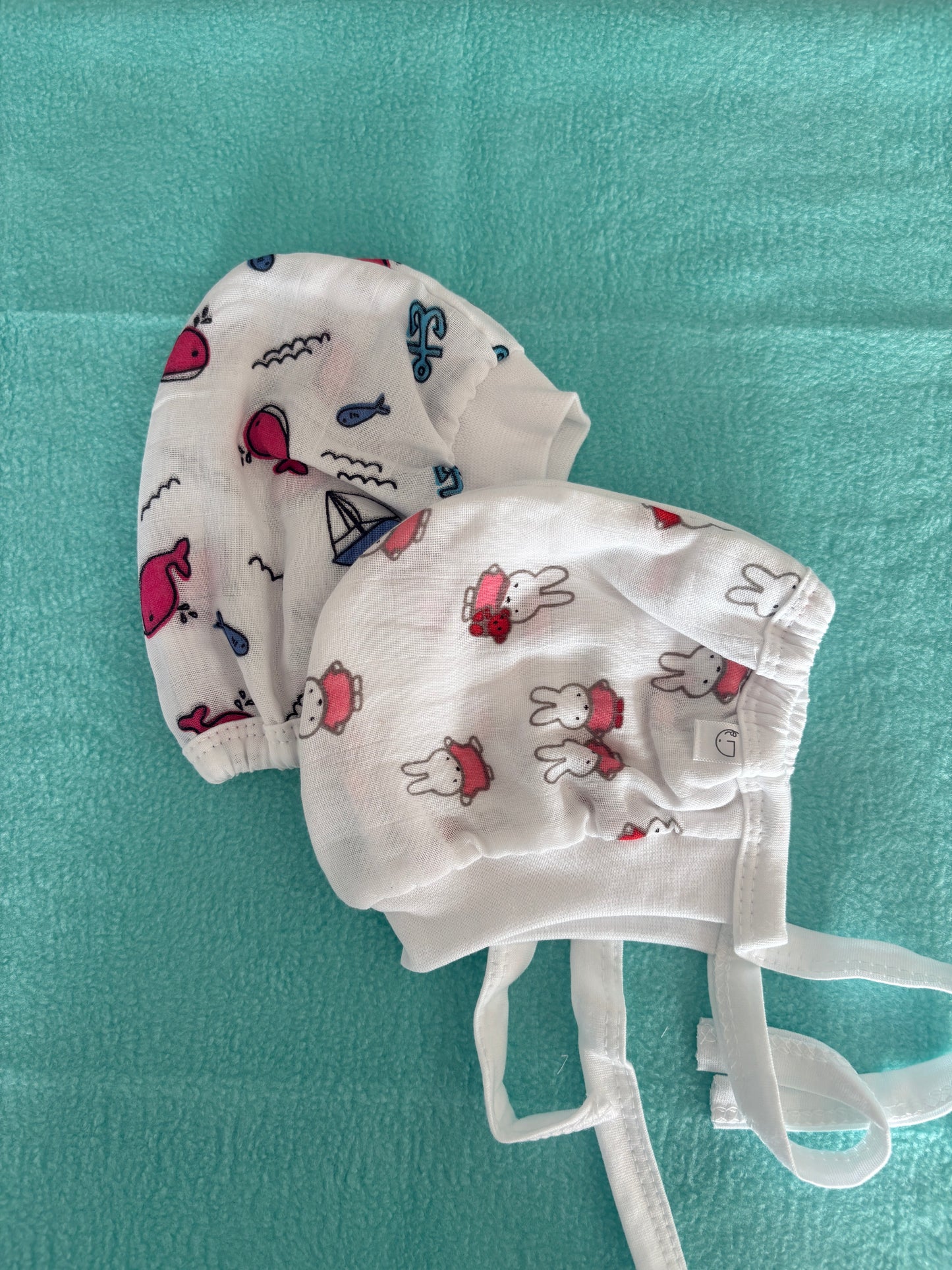 Muslin Tying Cap pk2