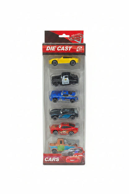 Die-Cast Style Cartoon Cars Set