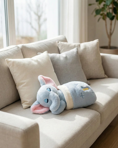 Sleeping Elephant Plush Toy – Cozy Bedtime Soft Toy