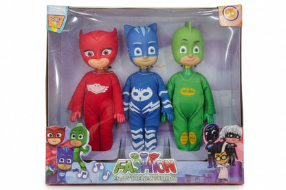 Superhero Action Figure Doll Set for Kids – Cartoon Character Toy Set