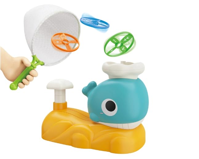 Whale Flying Disc Catcher Toy for Kids