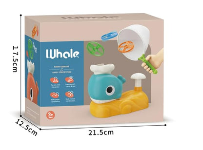 Whale Flying Disc Catcher Toy for Kids