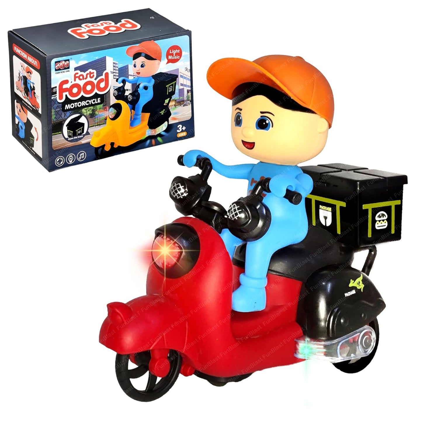 Fast Food Motorcycle Toy for Kids