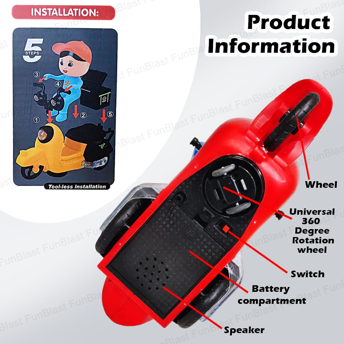 Fast Food Motorcycle Toy for Kids