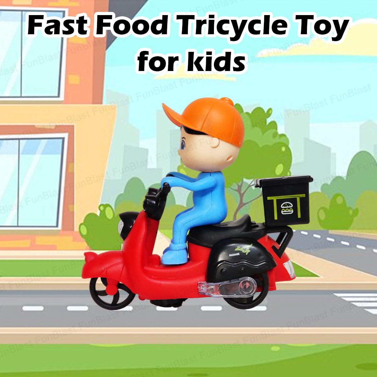 Fast Food Motorcycle Toy for Kids