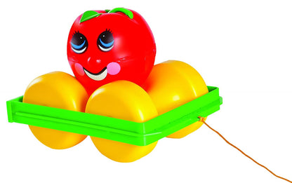 Funskool Apple Turn Over Pull Along Toy for Toddlers