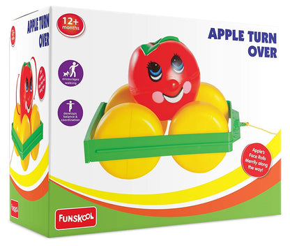 Funskool Apple Turn Over Pull Along Toy for Toddlers