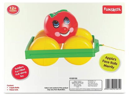 Funskool Apple Turn Over Pull Along Toy for Toddlers