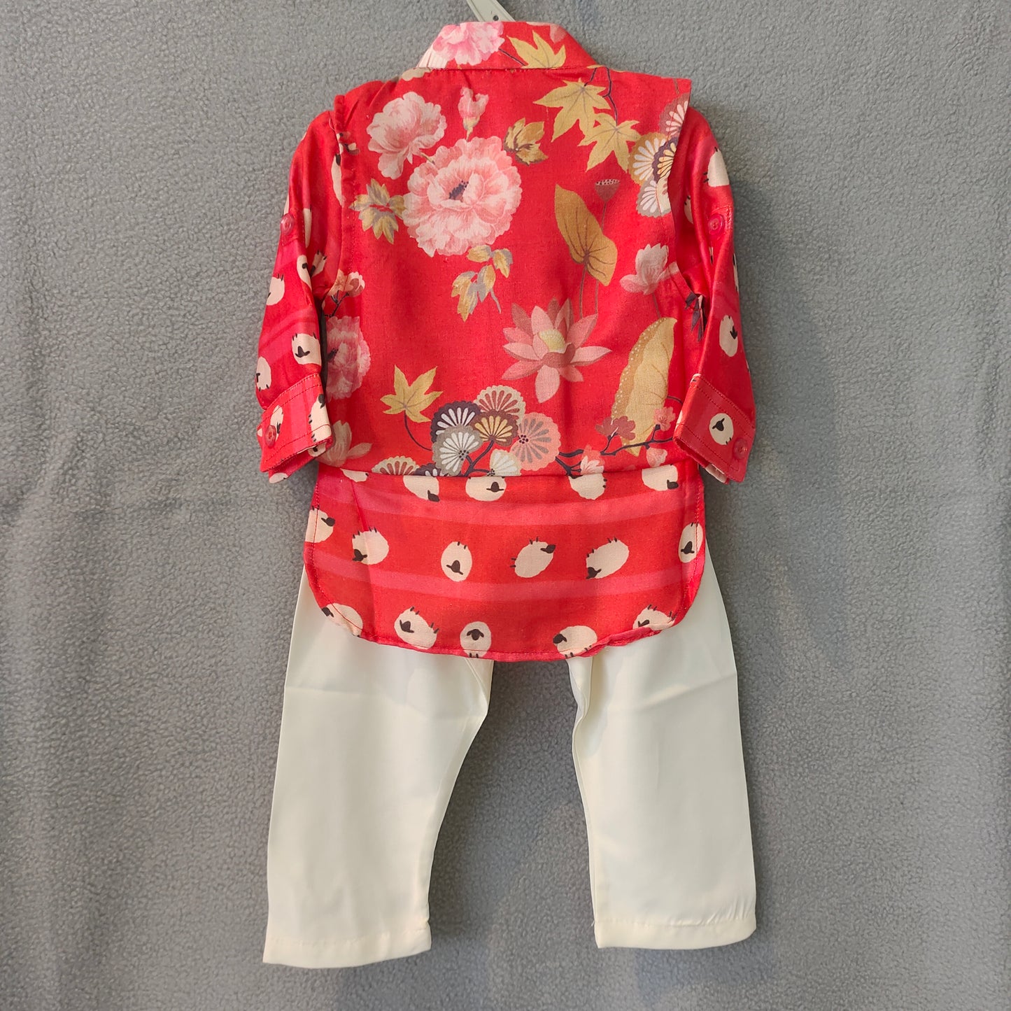 Festive Floral Kurta Set for Boys | Traditional Wear | 6 months - 9 months