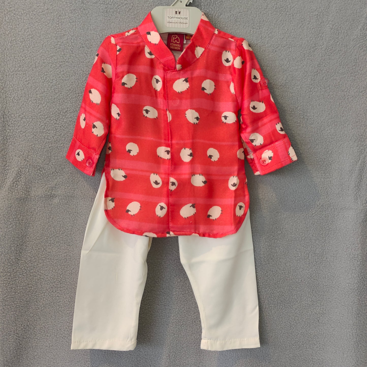 Festive Floral Kurta Set for Boys | Traditional Wear | 6 months - 9 months