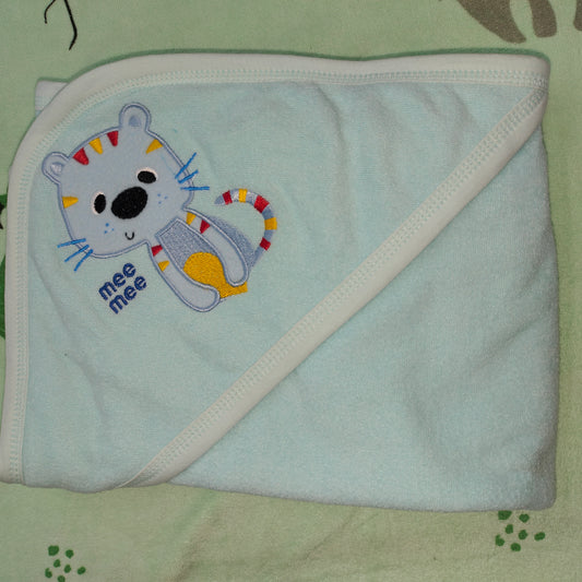 Soft Absorbent Baby Towel | 100% Cotton Soft | Easy to Wrap Baby Completely with Hood