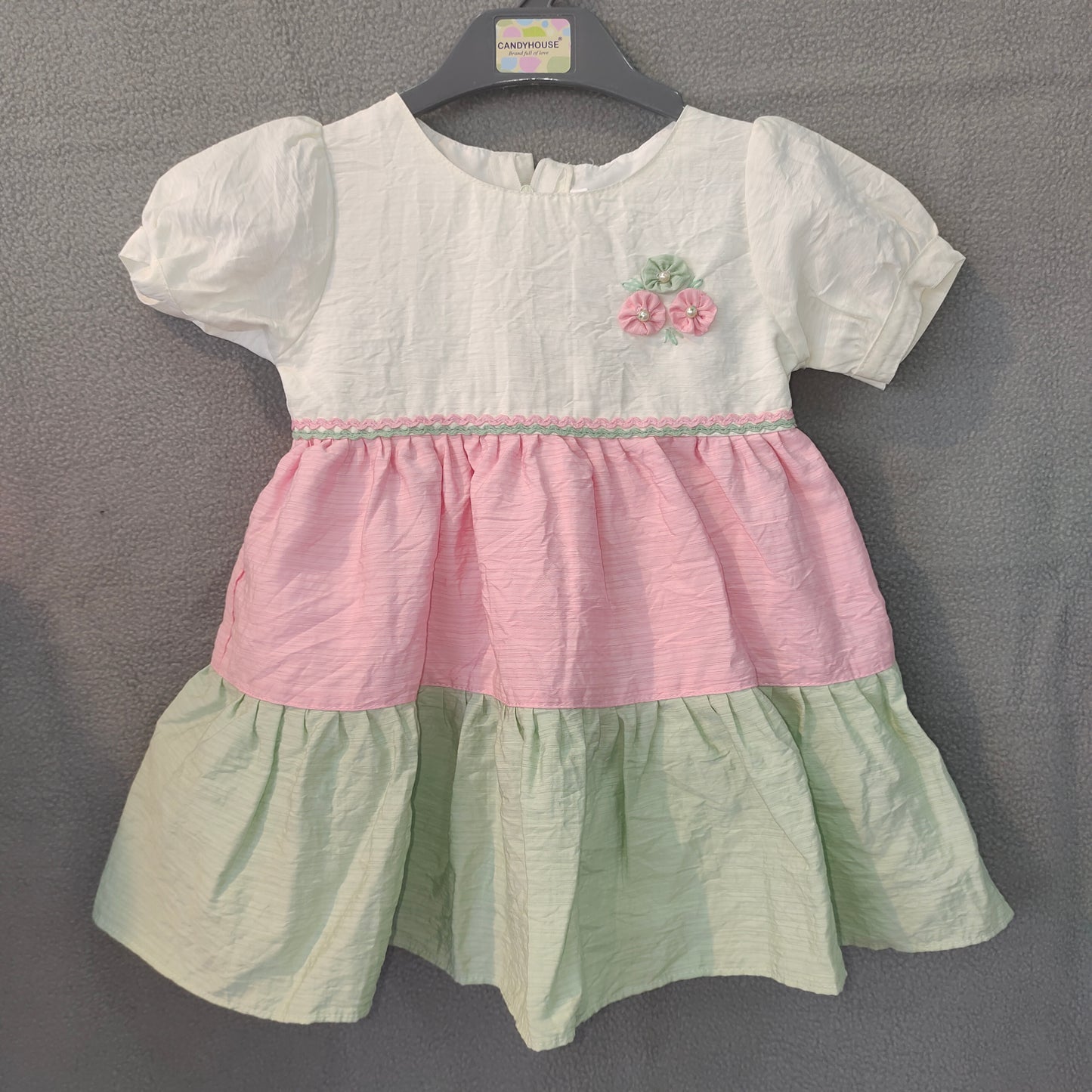 Girls Pastel Party Wear Dress