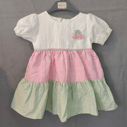 Girls Pastel Party Wear Dress