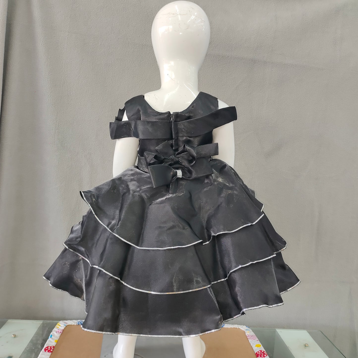 Stylish black party frock | Girl Party wear frock | 6 months -1 Yr - 2Yr - 3yr - 4Yr
