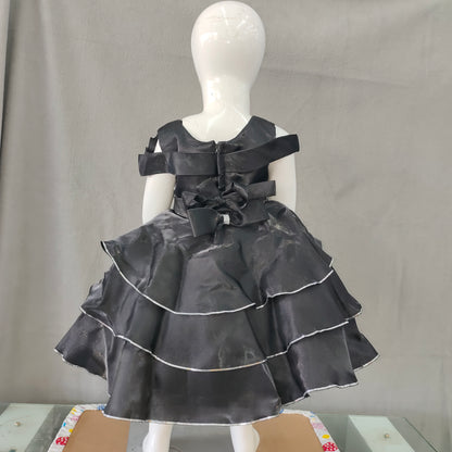Stylish black party frock | Girl Party wear frock | 6 months -1 Yr - 2Yr - 3yr - 4Yr